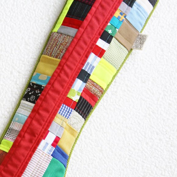 PAIR OF QUILTED HOLIDAY STOCKING - OOAK! (F.1&F.2) - Picture 7 of 10